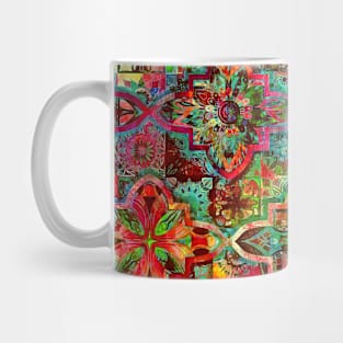 Bohemian hippie boho tie dye design Mug